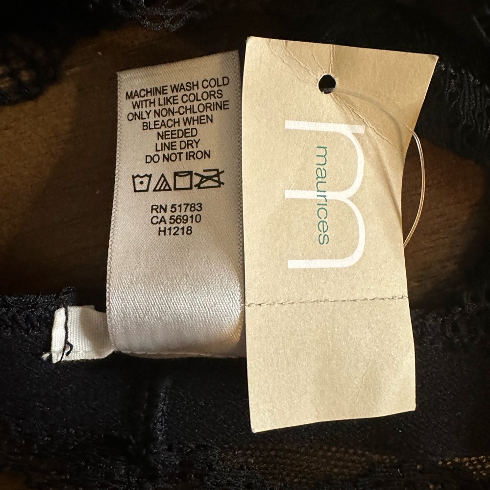 Maurices NWT Black Lace Bralette - Picture 4 of 7